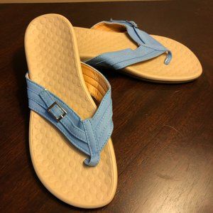 Ladies Light Blue Flip Flops